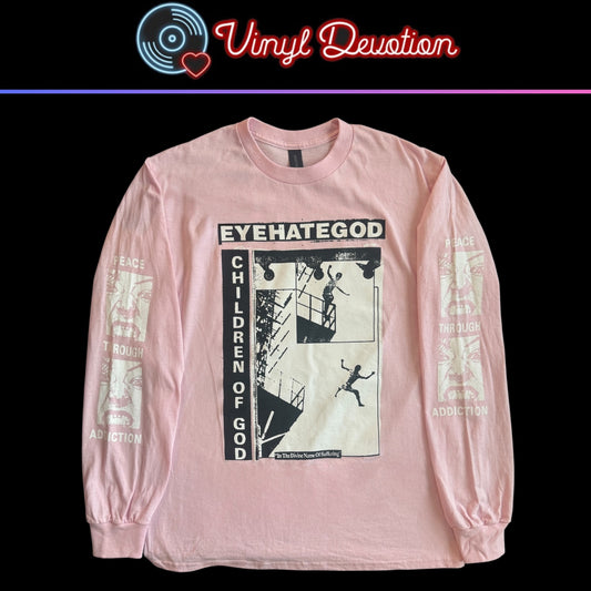 EyeHateGod Band Children Of God Pink Long Sleeve T-Shirt Size M Official