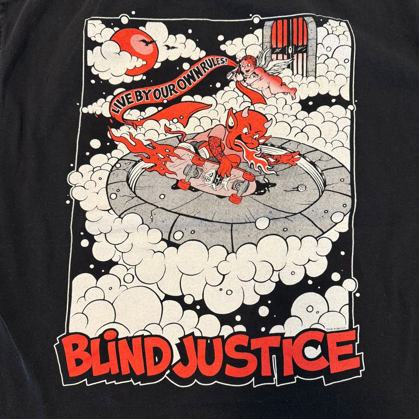 Blind Justice Band Live By Our Own Rules T-Shirt Size XL