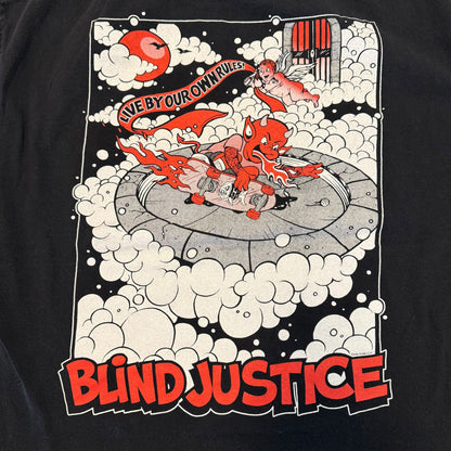 Blind Justice Band Live By Our Own Rules T-Shirt Size XL