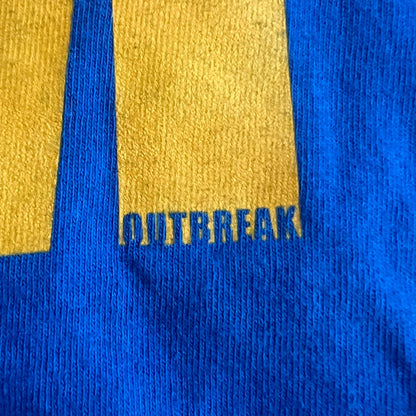 Outbreak Band You're Scum Blue T-Shirt Size L