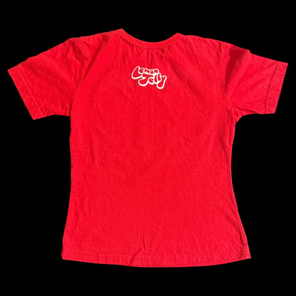 Lemon Jelly Band Lemonjelly.ky Y2K Vintage Red T-Shirt Size Womens Small