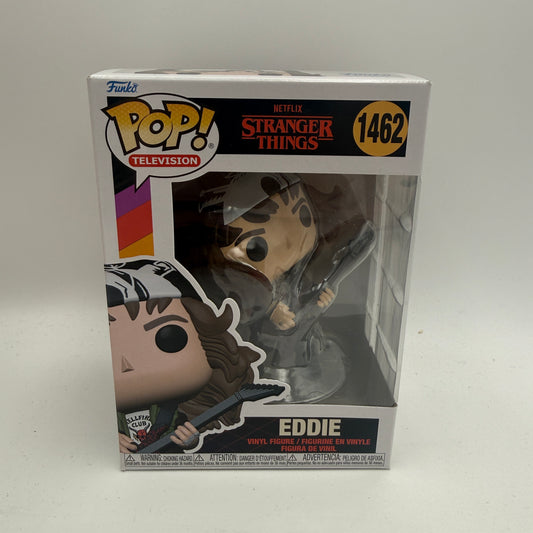 Funko POP! Television Eddie w/Guitar Stranger Things Vinyl Figure #1462
