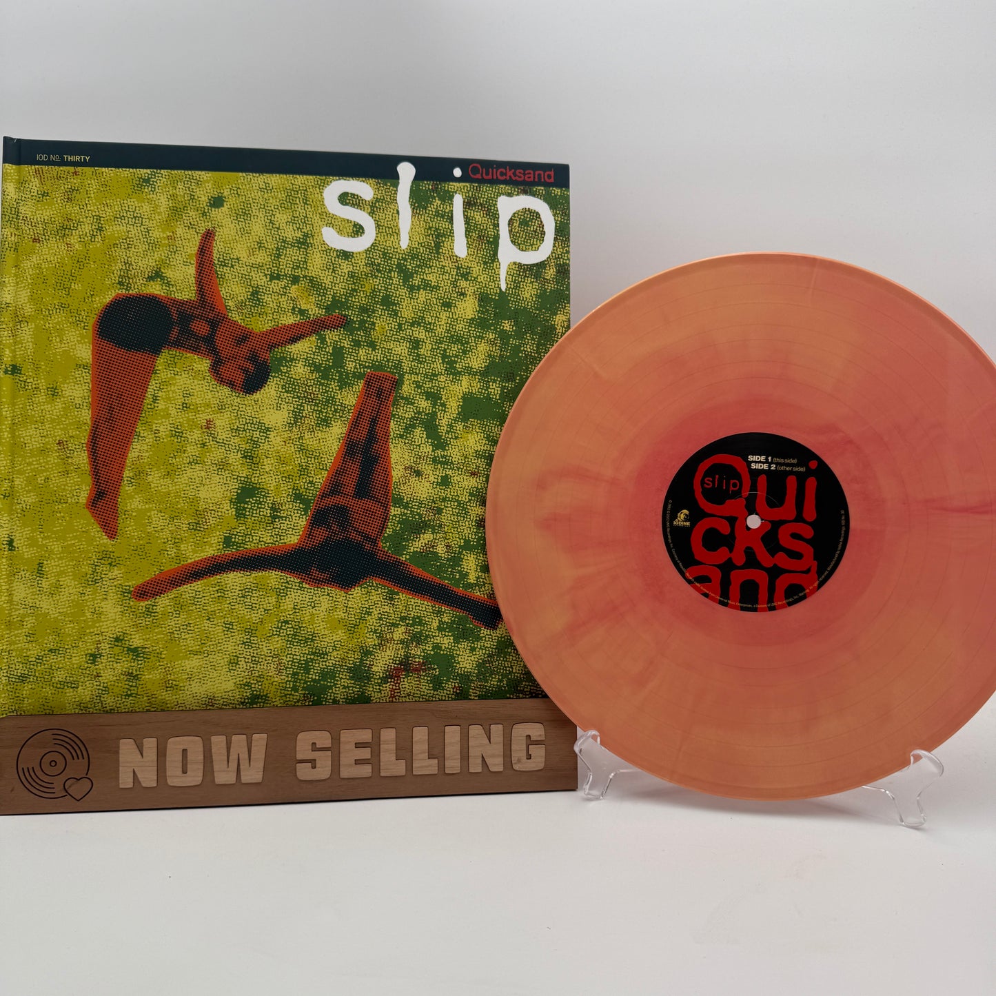 Quicksand - Slip Vinyl LP Reissue Yellow / Red Swirl Hardcover Deluxe Edition Numbered