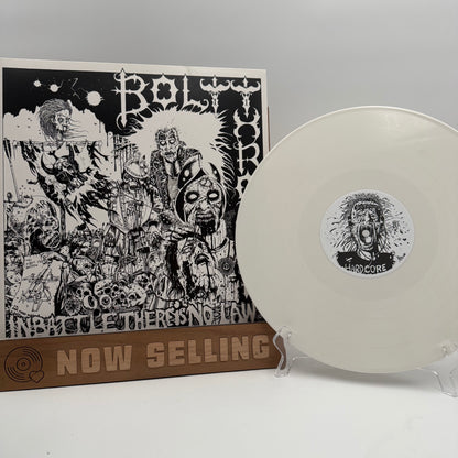 Bolt Thrower - In Battle There Is No Law! Vinyl LP White Back On Black
