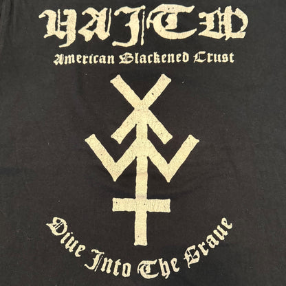 YAITW Band Dive Into The Grave T-Shirt Size M Young And In The Way I Am Not What I Am