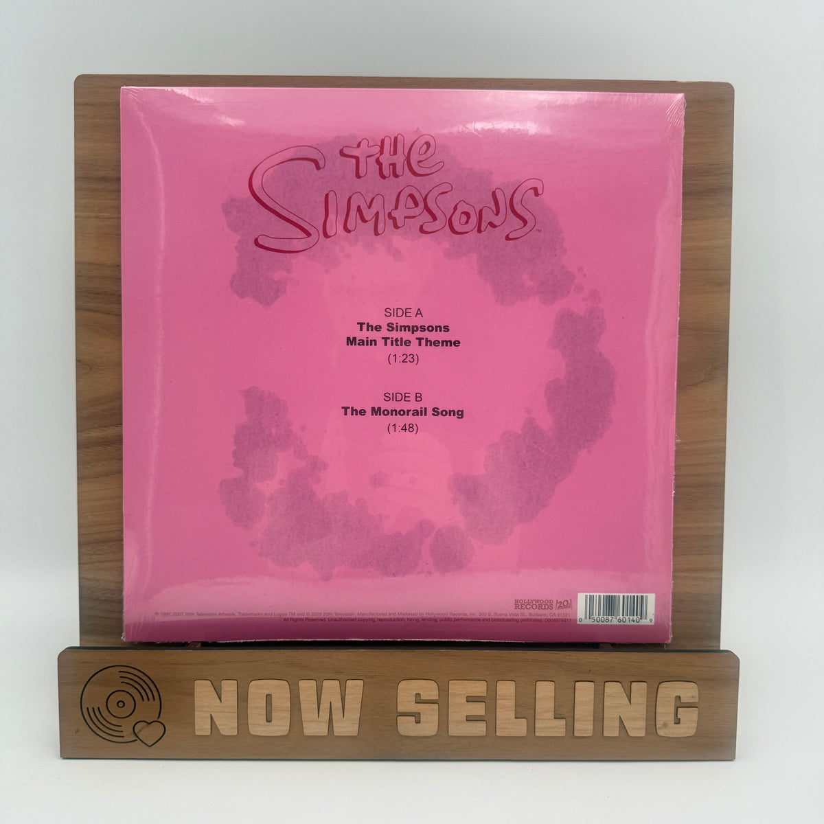 The Simpsons - Main Title Theme / The Monorail Song Vinyl 10" SEALED Donut Die-Cut
