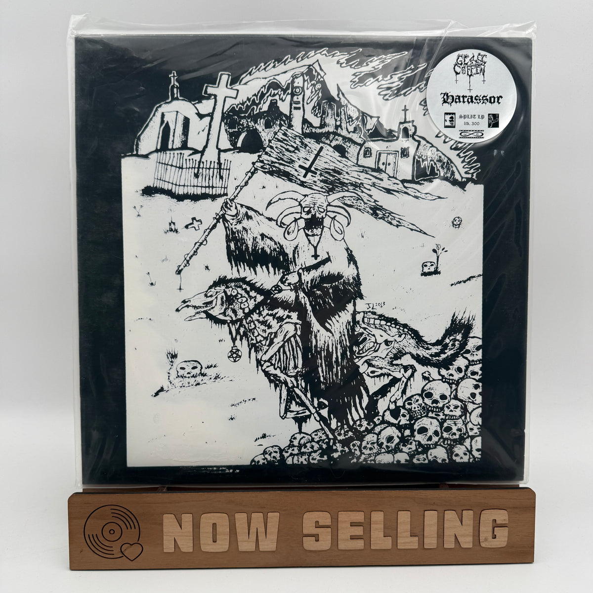 Harassor / Glass Coffin - Harassor / Glass Split Coffin Vinyl LP