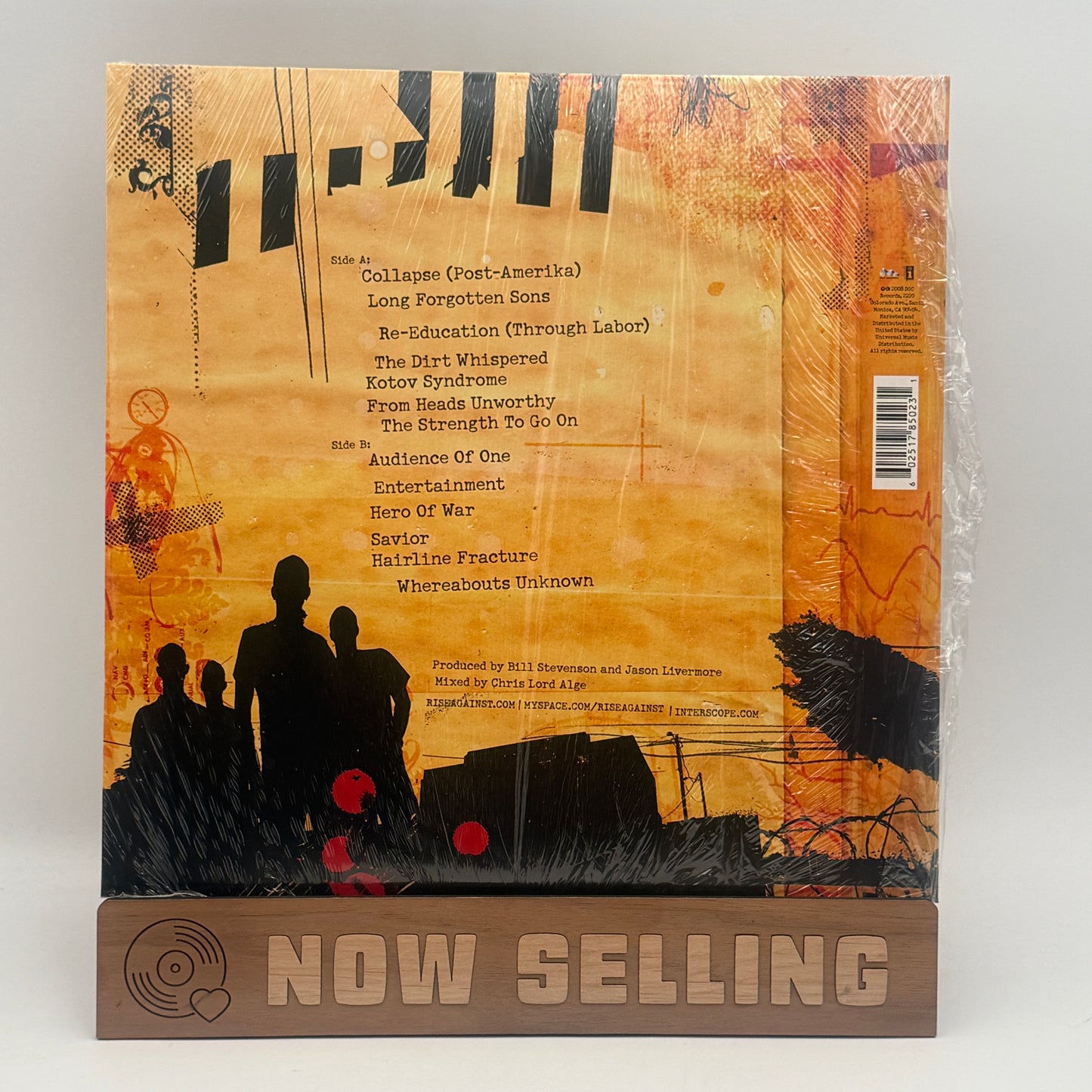 Rise Against - Appeal To Reason Vinyl LP Reissue SEALED