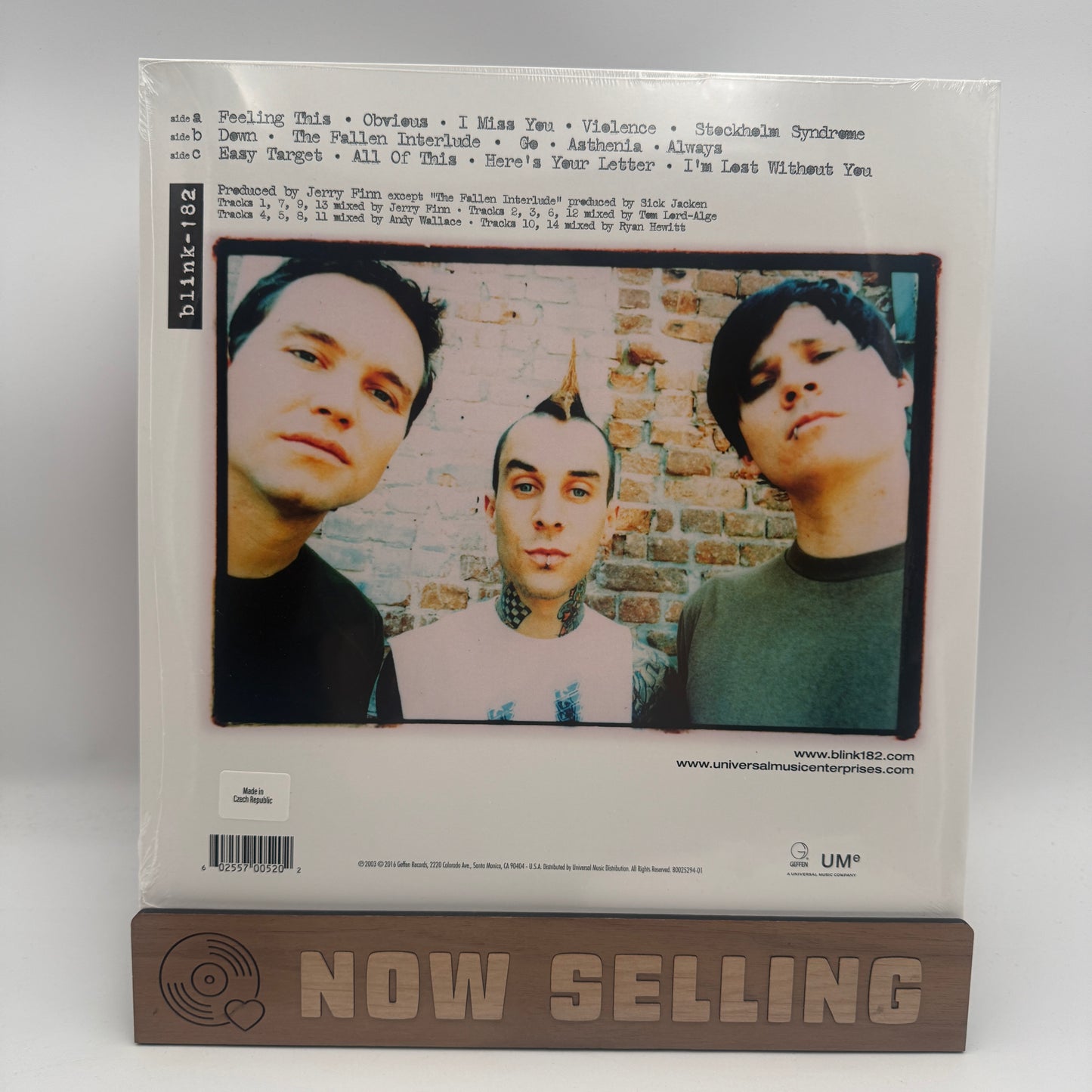 Blink-182 - Blink-182 Self Titled Vinyl LP 180 Gram Reissue SEALED