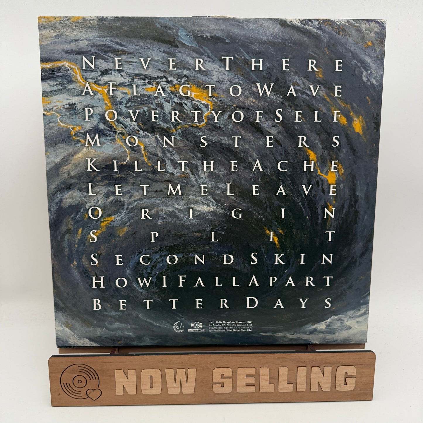 Currents - The Way It Ends Vinyl LP Clear w/ Mustard Grey & Black Splatter