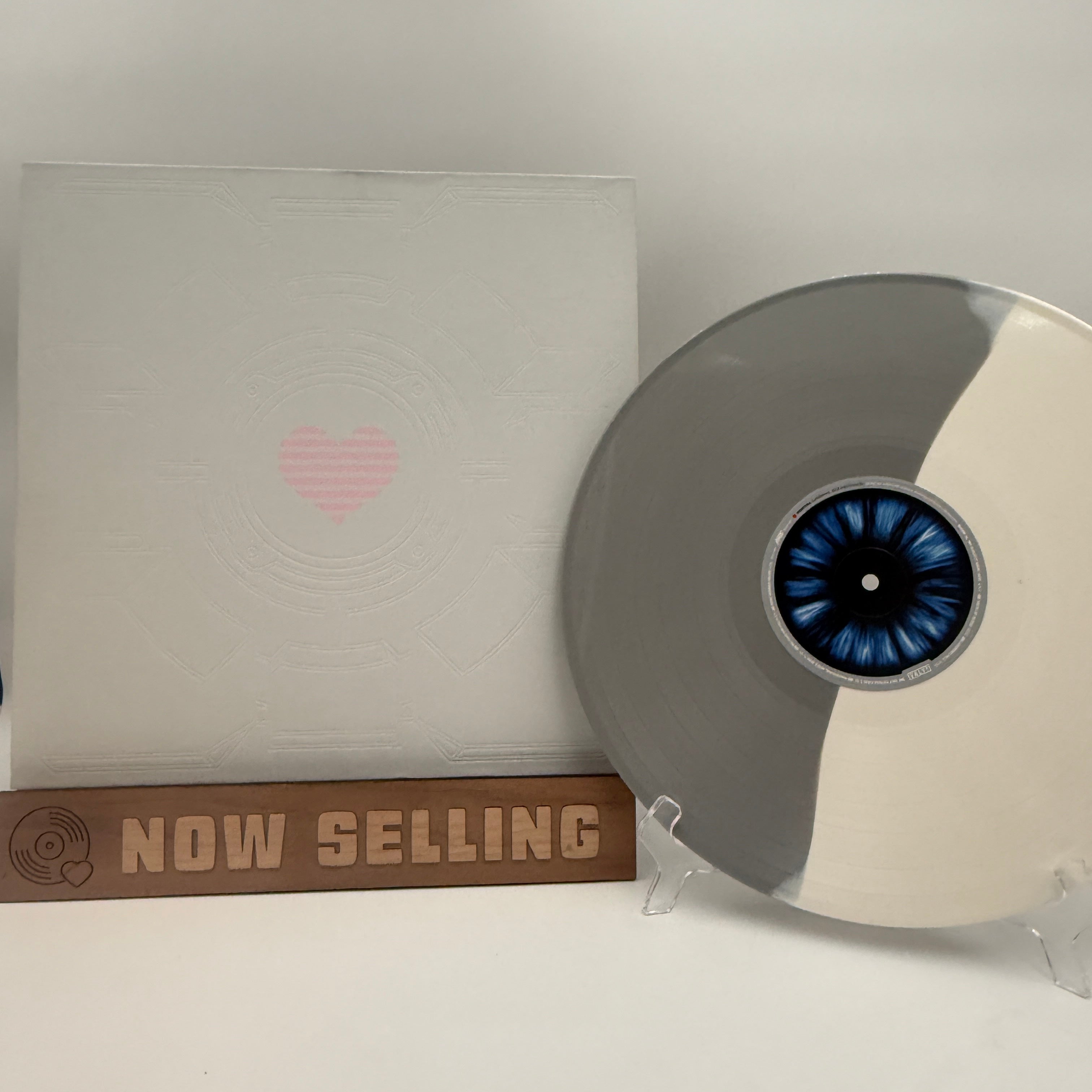 Portal Video Game Soundtrack Vinyl LP White Gray Split Valve
