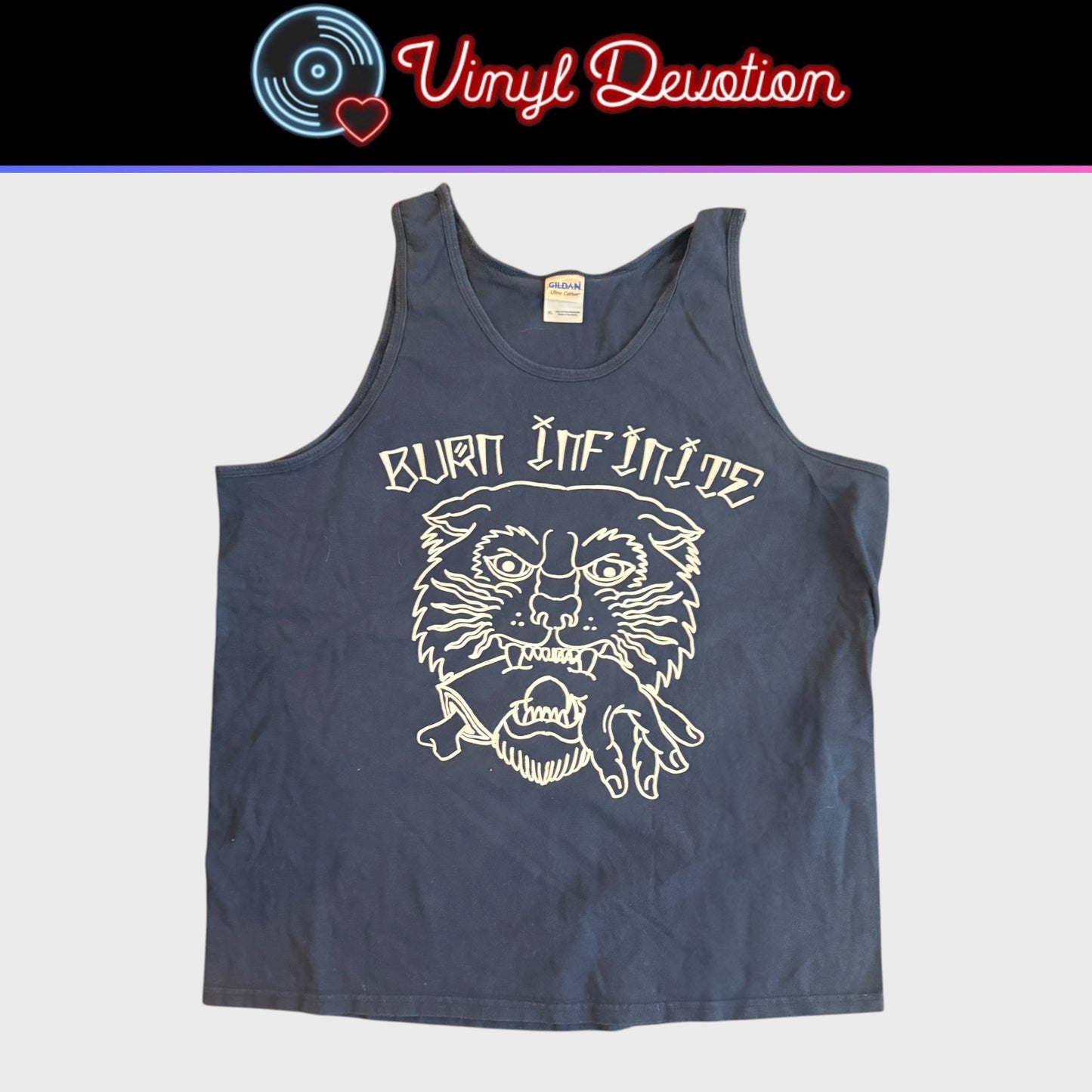 Burn Infinite Hardcore Band Tank Top Size XL