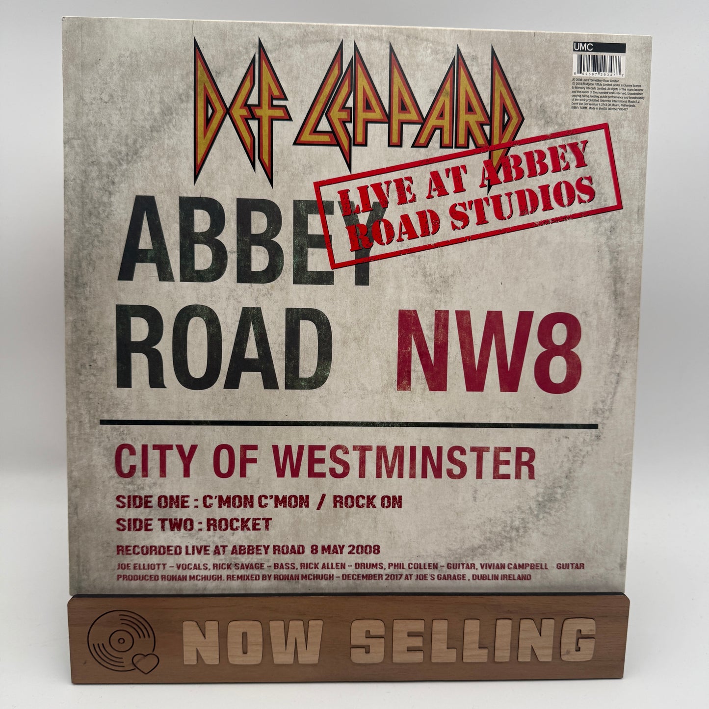 Def Leppard - Live At Abbey Road Studios Vinyl SIGNED Record Store Day RSD 2018