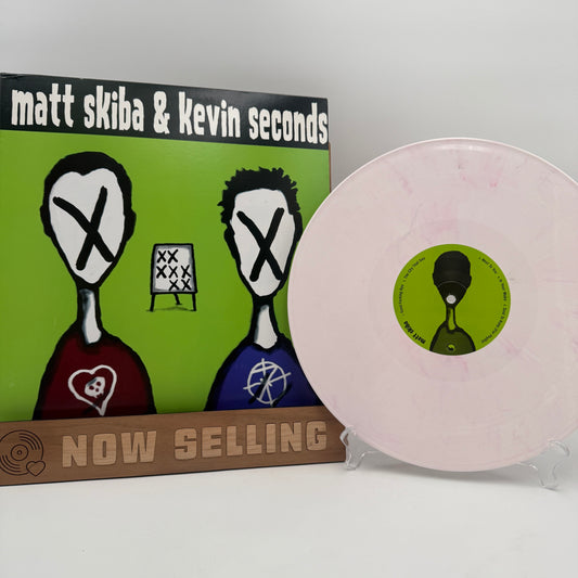 Matt Skiba & Kevin Seconds - Split Vinyl LP White Pink Grey Swirl Alkaline Trio