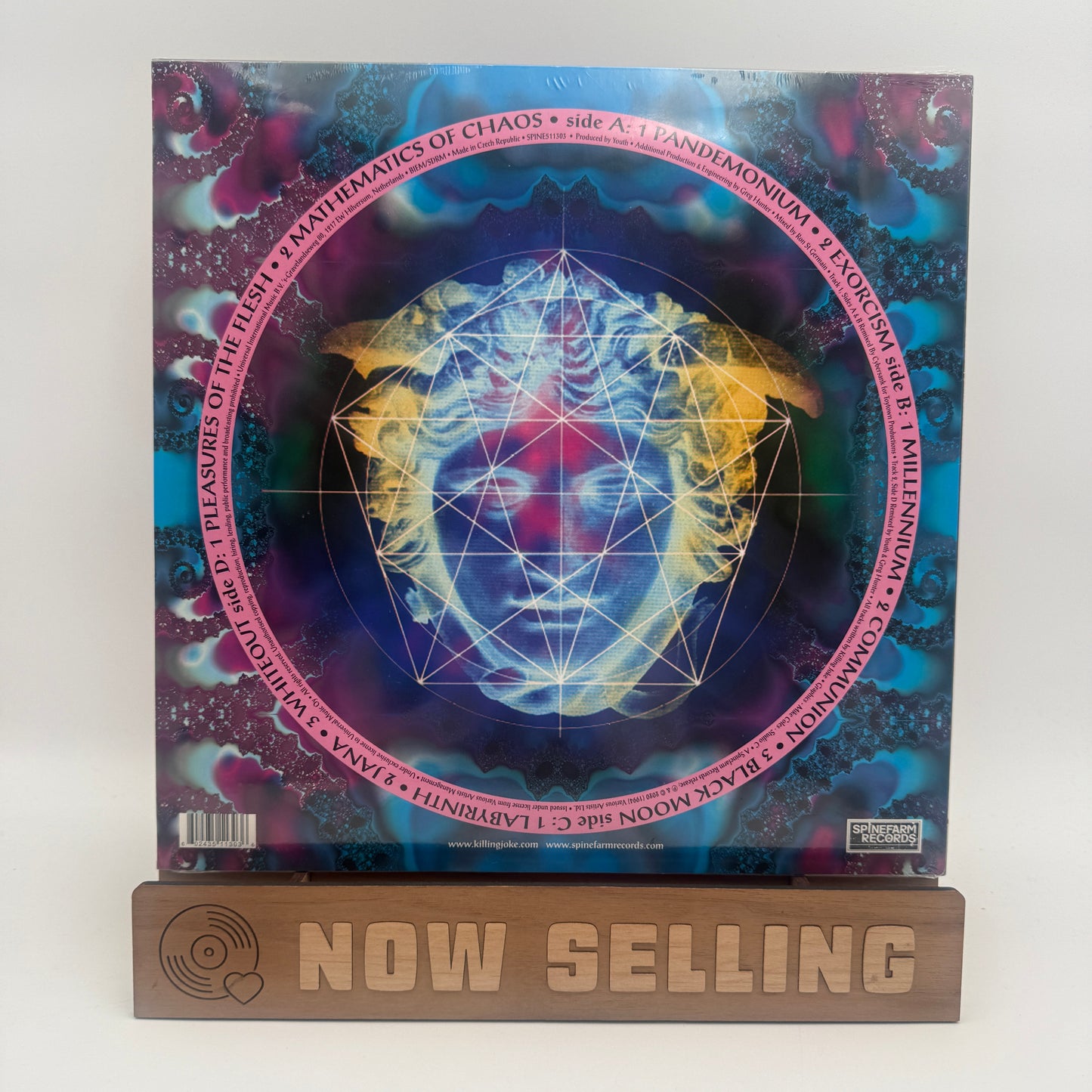 Killing Joke - Pandemonium Vinyl LP Reissue Blue Translucent / Clear SEALED