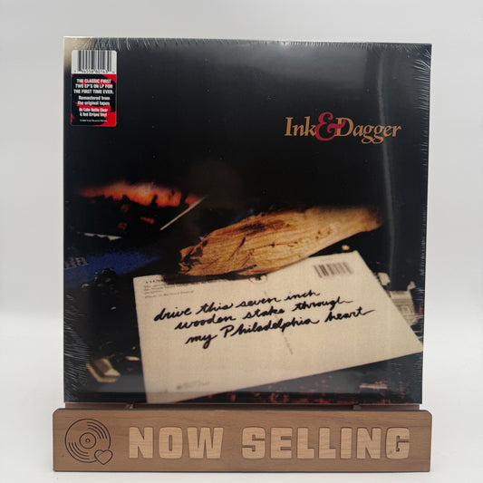 Ink & Dagger - Drive This Seven Inch Wooden Stake Vinyl LP Reissue Clear Red Striped SEALED