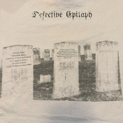 Xasthur Band Deceptive Epitaph Vintage White T-Shirt Size M