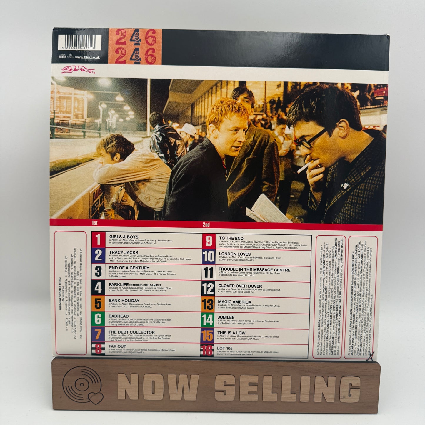 Blur - Parklife Vinyl LP Reissue Remastered 180 Gram