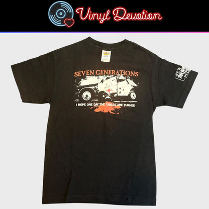Seven Generations Vegan Straight Edge Band Vintage T-Shirt Size S Children Of God