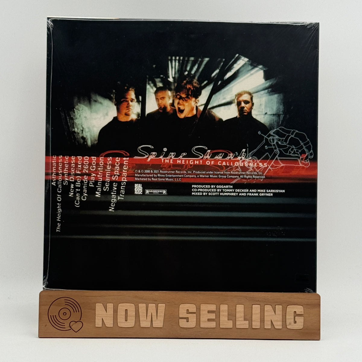 Spineshank - The Height Of Callousness Vinyl LP Red w/ Clear Splatter SEALED