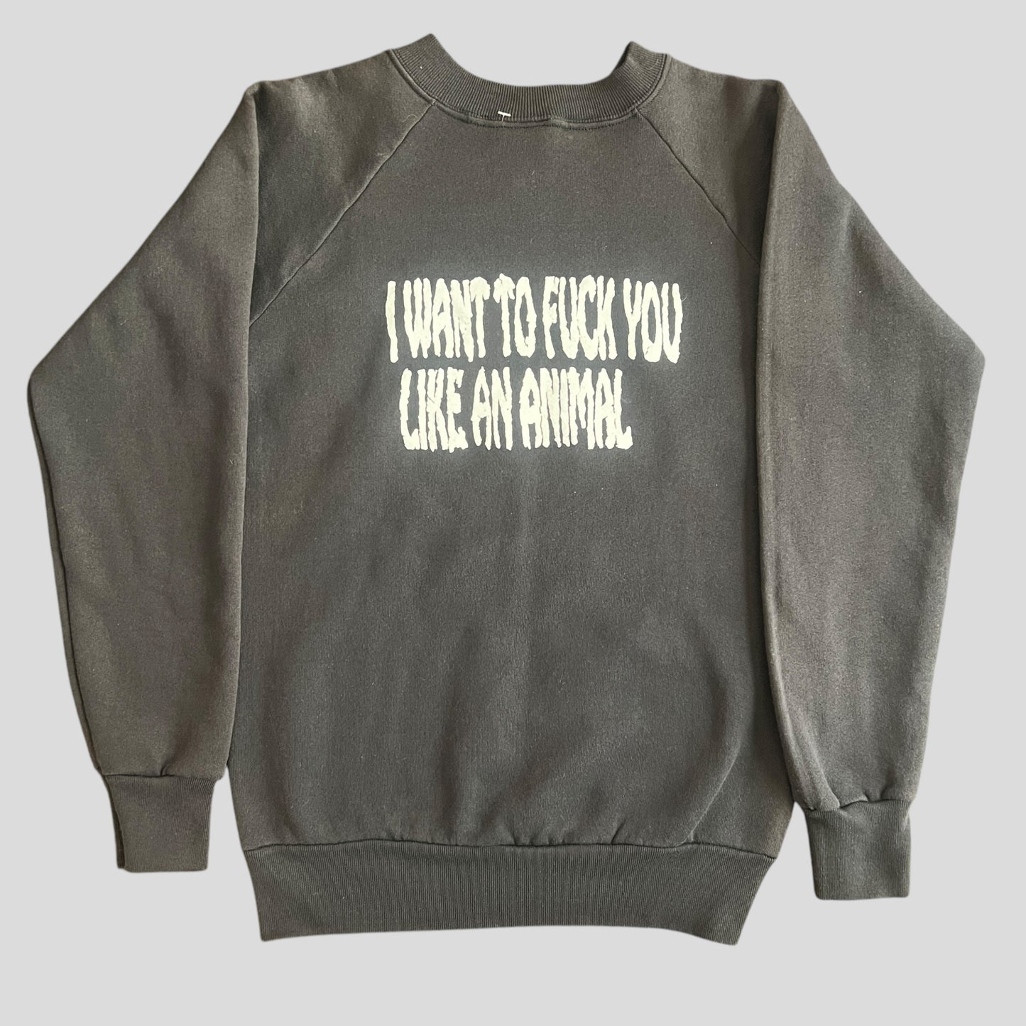 Nine Inch Nails The Downward Spiral Closer Lyrics Vintage Crewneck Sweatshirt Size S
