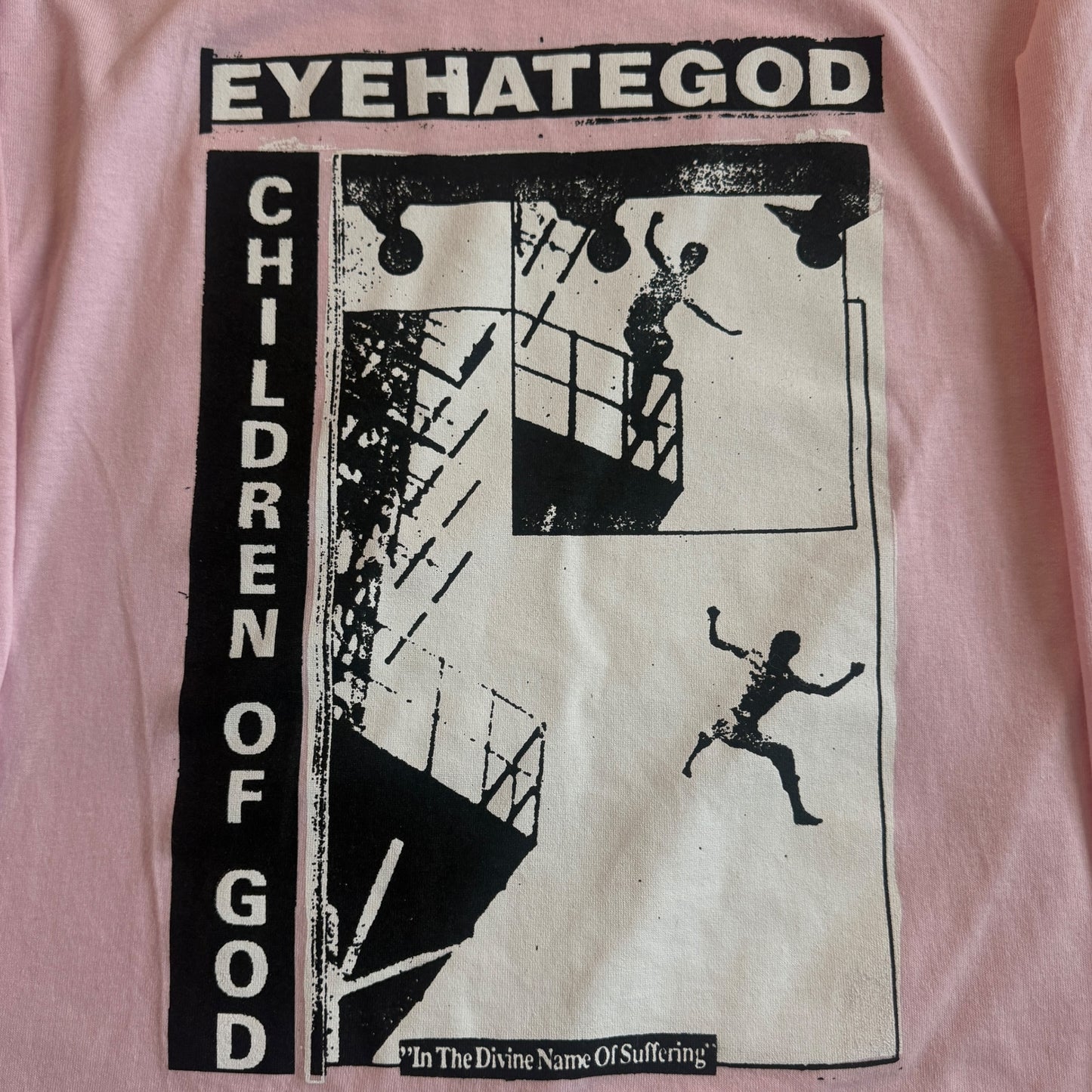 EyeHateGod Band Children Of God Pink Long Sleeve T-Shirt Size M Official