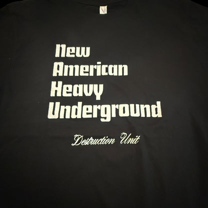 Destruction Unit Band New American Heavy Underground T-Shirt Size L Marshstepper