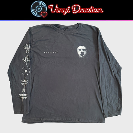Prurient Band Doom Electronics Long Sleeve T-Shirt Size L Vatican Shadow Cold Cave Hospital Productions