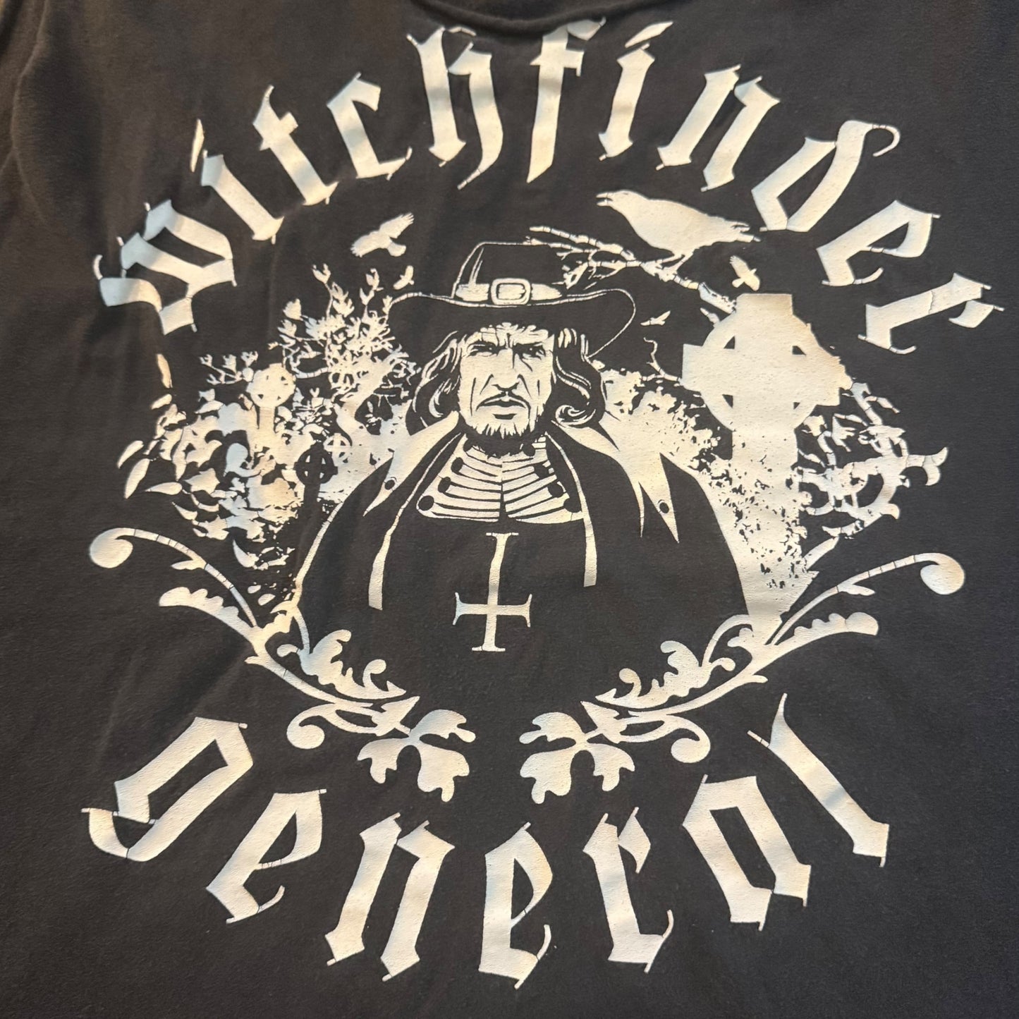 Witchfinder General Vintage Tank Top Cut Sleeves & Neckline Size L
