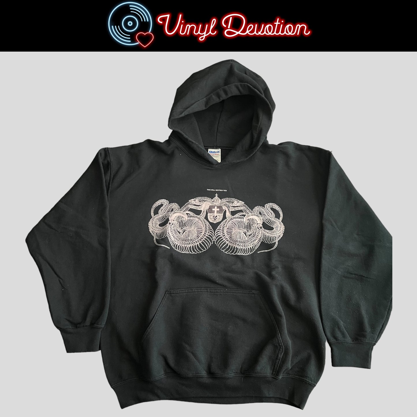 This Will Destroy You Band 2013 Snakes Pullover Hoodie Size L