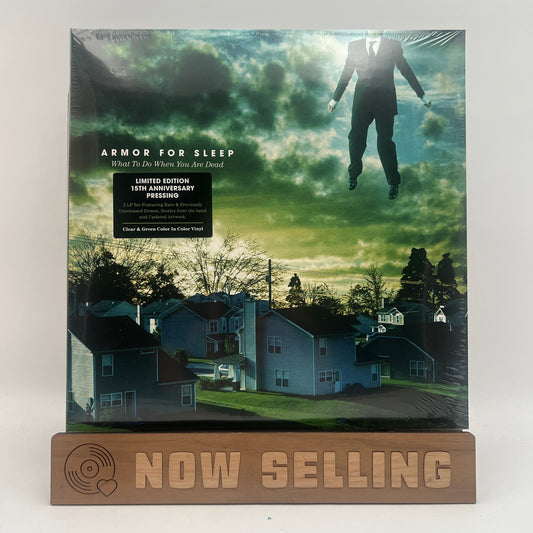 Armor For Sleep - What To Do When You Are Dead Vinyl LP Green Inside Clear SEALED