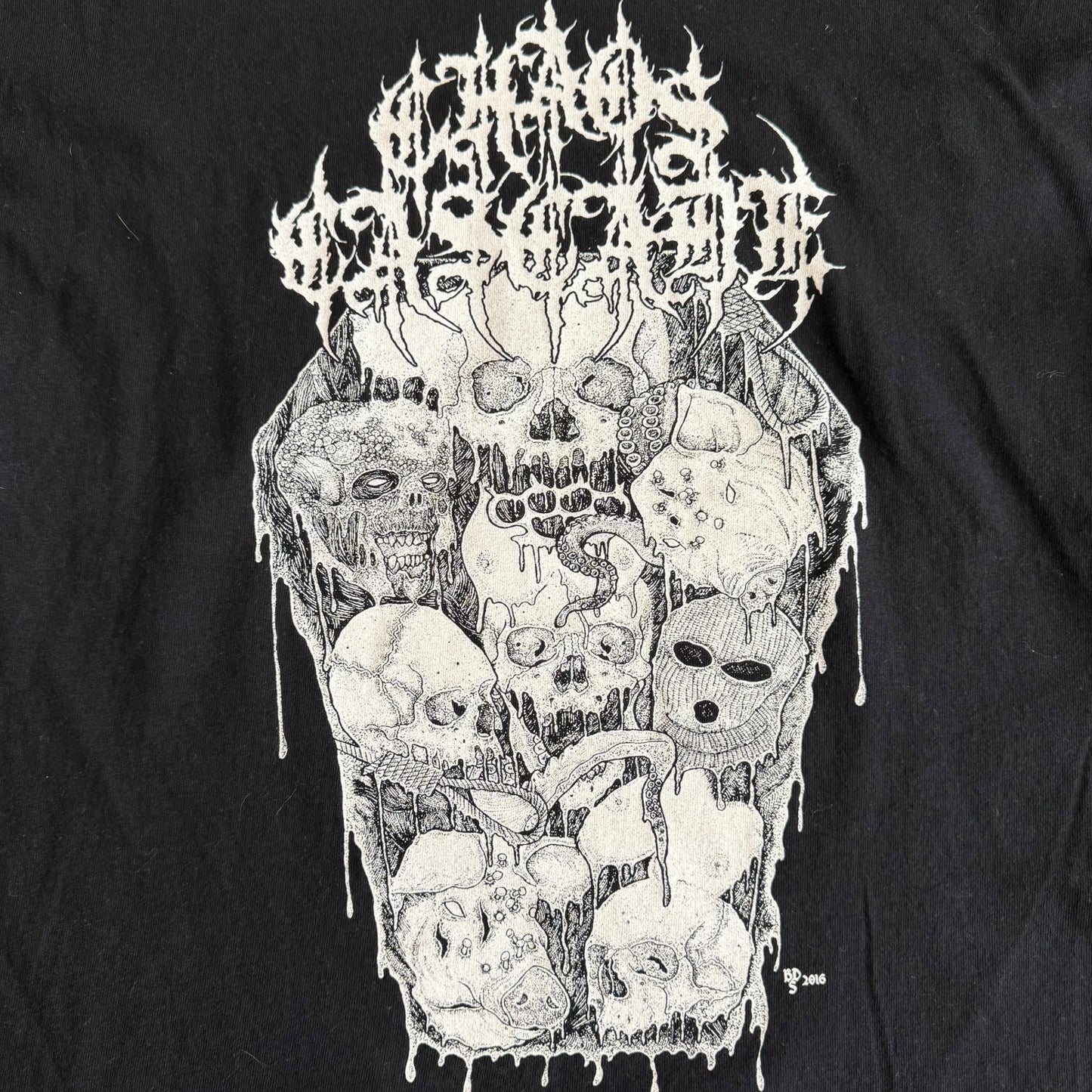 Chaos Cascade Band Filth Supremacy T-Shirt Size L Industrial Noise Power Electronics