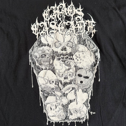 Chaos Cascade Band Filth Supremacy T-Shirt Size L Industrial Noise Power Electronics