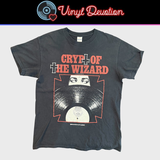 Crypt Of The Wizard London Record Store T-Shirt Size M