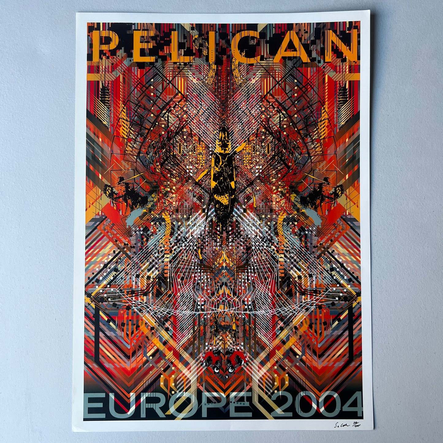 Pelican Band European 2004 Tour Poster 19.5" x 13.75" #80/200