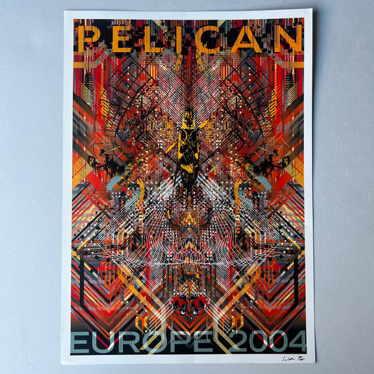Pelican Band European 2004 Tour Poster 19.5" x 13.75" #80/200