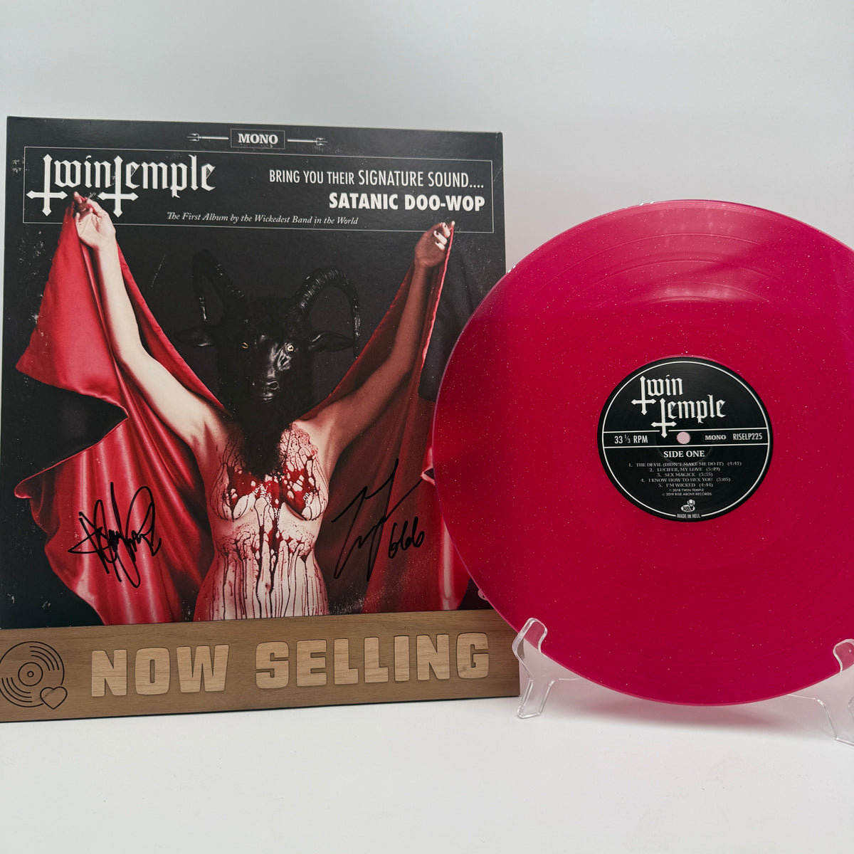 Twin Temple - Bring You Their Signature Sound Vinyl LP Violet Sparkle SIGNED