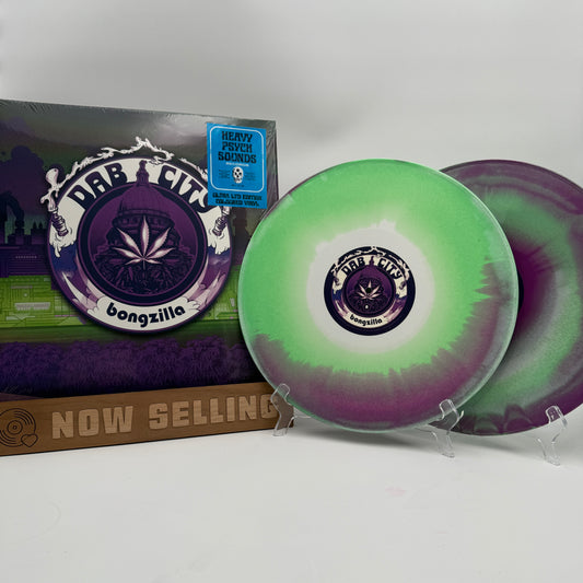 Bongzilla - Dab City Vinyl LP Green / White / Purple Merge Ultra Limited Edition