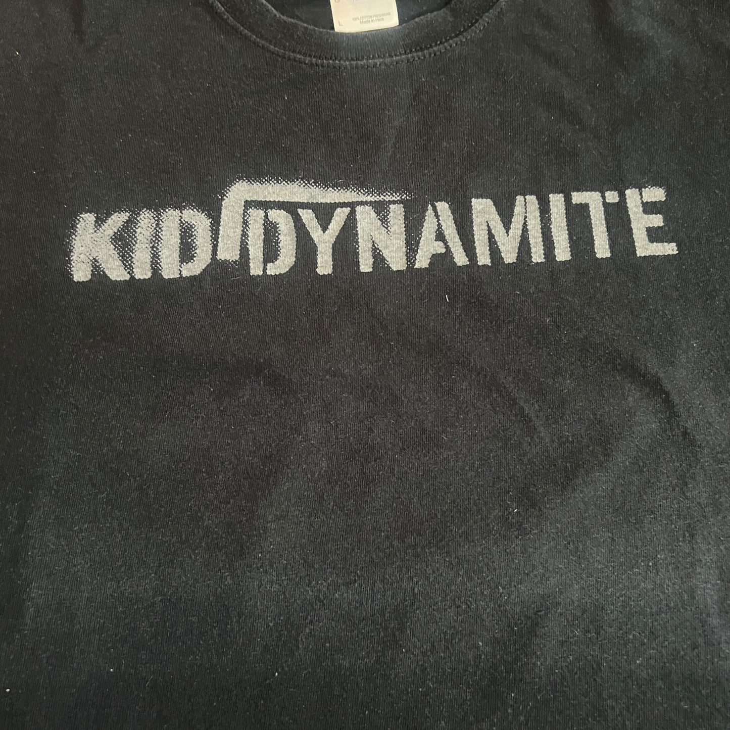 Kid Dynamite Band Skull Lightning Bolts T-Shirt Size L