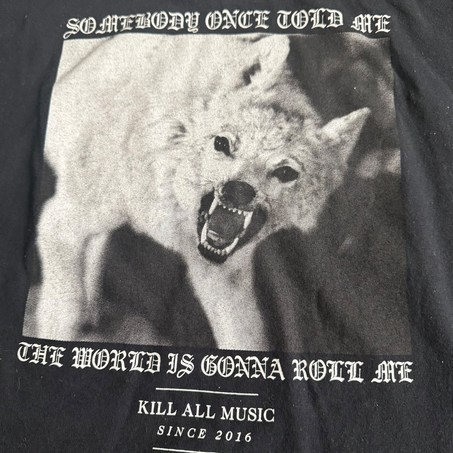 Kill All Music Record Label Smash Mouth RIP Long Sleeve T-Shirt Size L