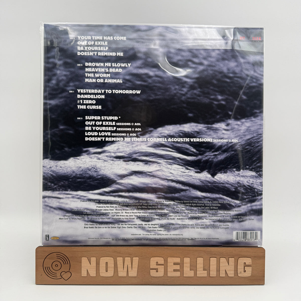 Audioslave - Out Of Exile Vinyl LP Reissue Silver 20th Anniversary Numbered IVC