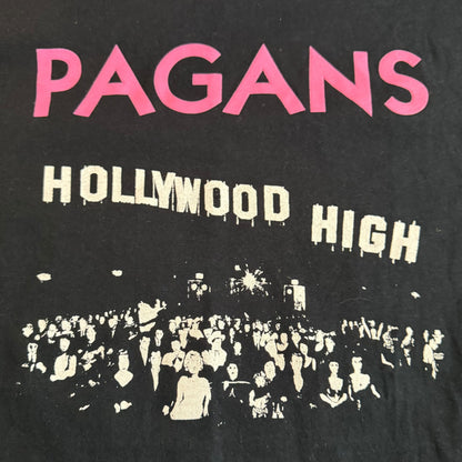 Pagans Band Hollywood High T-Shirt Size L Mike Hudson