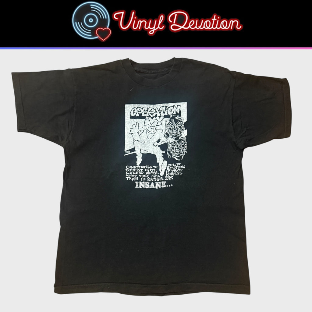Operation Ivy Band Energy - Here We Go Vintage T-Shirt Size XL