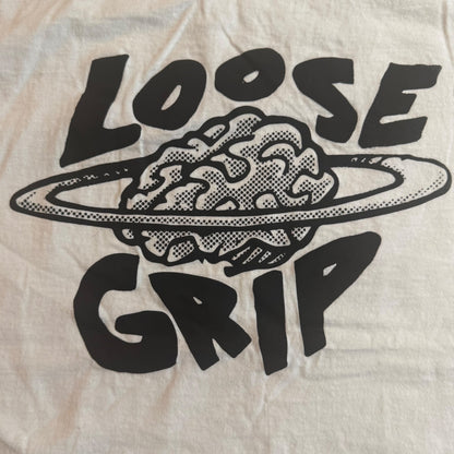 Loose Grip Record Label White T-Shirt L