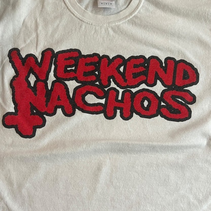 Weekend Nachos Band Defeat The Christian Right T-Shirt Size M