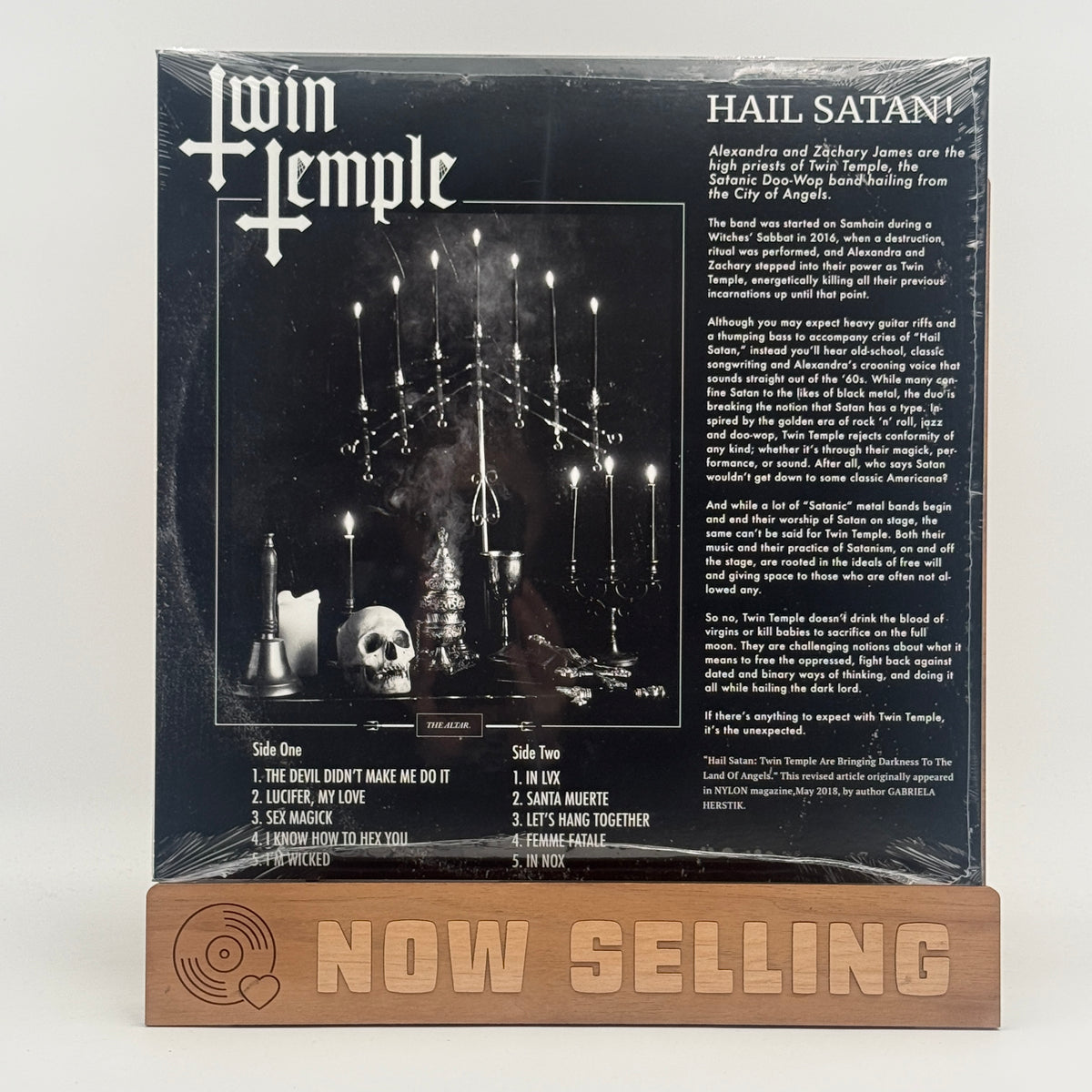 Twin Temple - Bring You Their Signature Sound Vinyl LP Reissue Ritual Wine Purple Vinyl SEALED