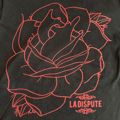 La Dispute Band Logo Rose Heart T-Shirt Size Wildlife No Sleep Records