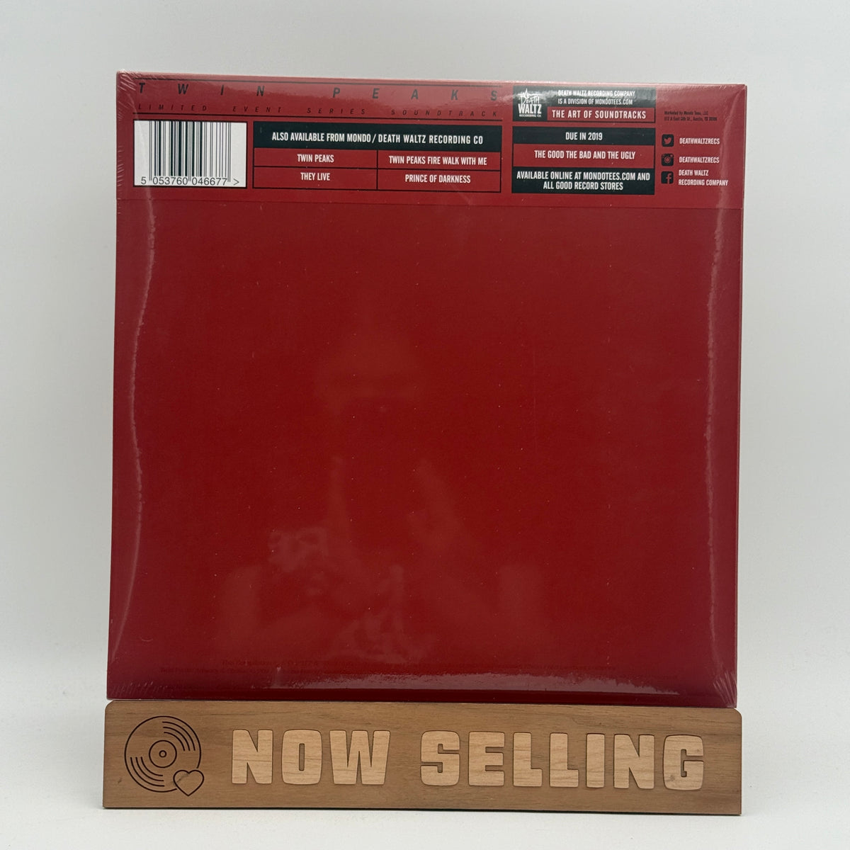 Twin Peaks Limited Event Series Soundtrack Vinyl LP Grey Marbled w/ Red Splatter SEALED