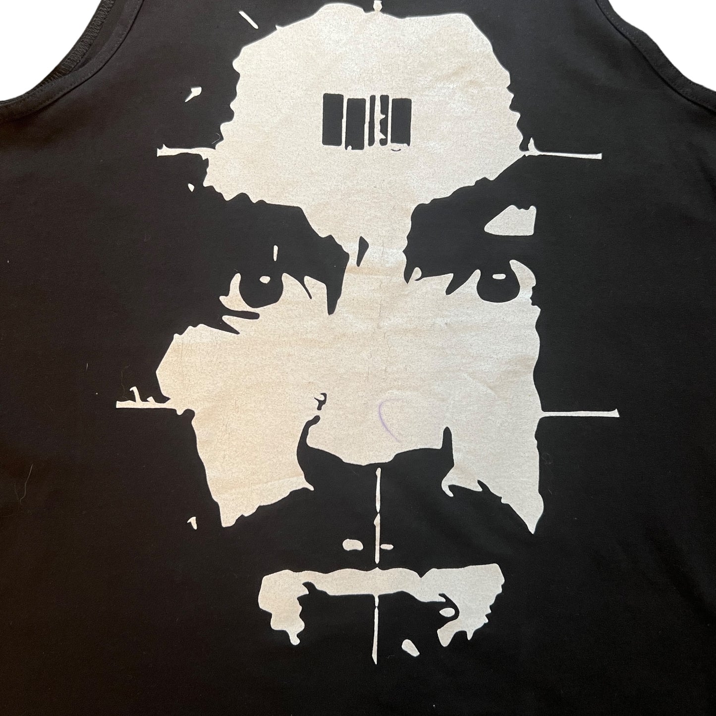 Lost And Found Bootlegs Manson Black Flag RIP Tank Top T-Shirt Size XL Strife