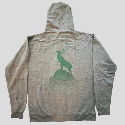 Pariso Hardcore Band The Commitment Lives On Gray Zip Up Hoodie Size XL